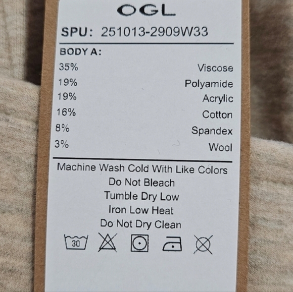 NWT OGL Cashmere-like Flared Maxi Skirt Size M - Picture 5 of 6